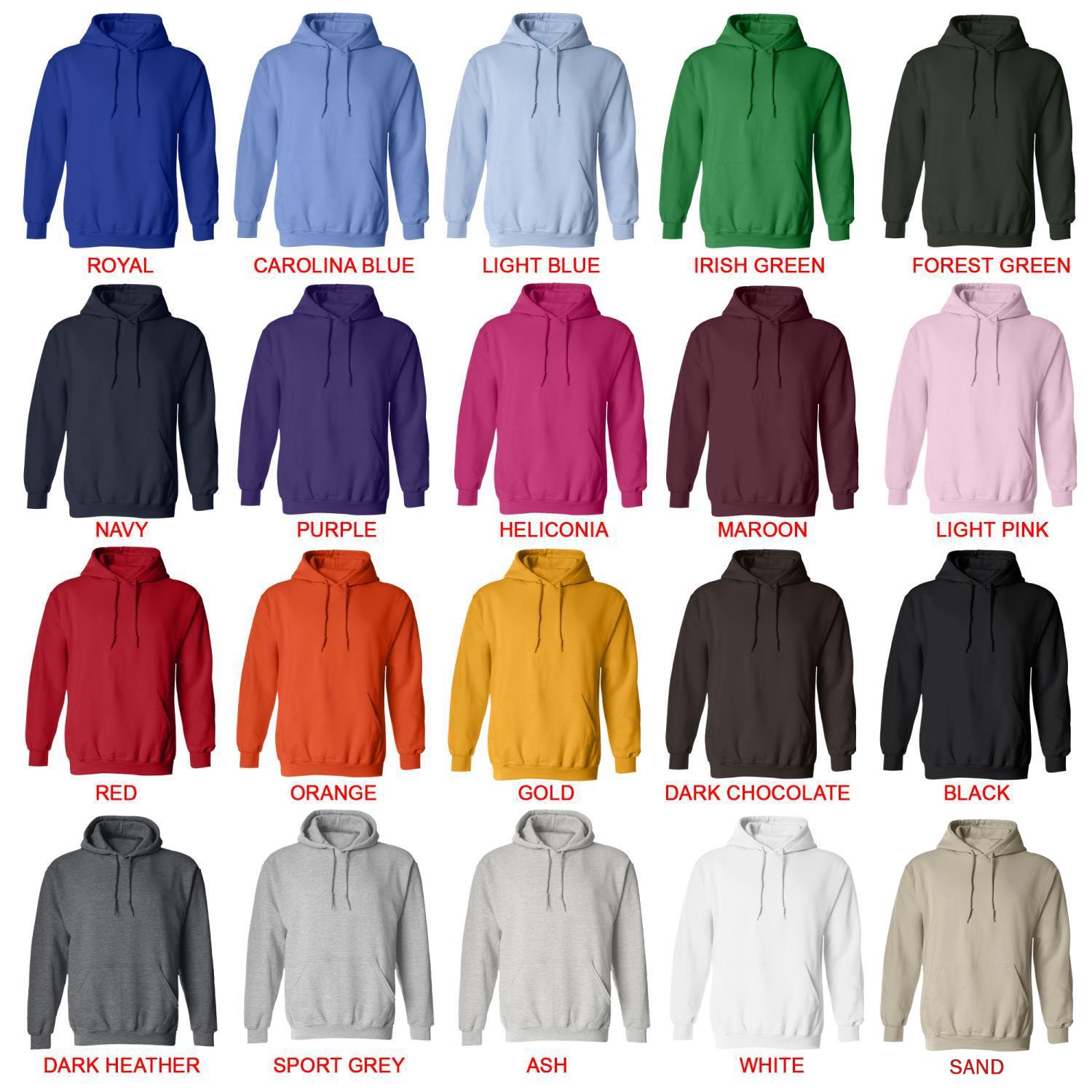 hoodie color chart - Bon Jovi UK Shop