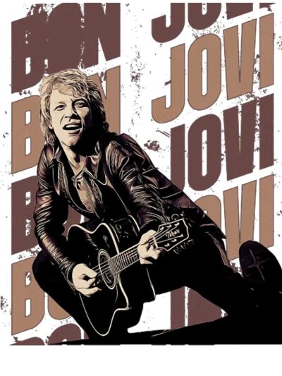Alternative view of New Art Bon Jovi Throw Pillow
