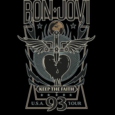 Alternative view of Keep The Faith Tour Bon Jovi Tote Bag