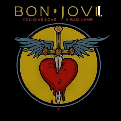 Alternative view of Bon Jovi You Give Love A Bad Name Tote Bag