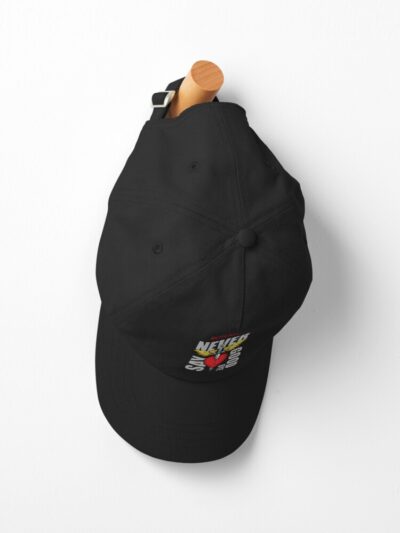 Alternative view of Bon Jovi Winged Heart Dagger Never Say Goodbye Inspired Fan Art Cap