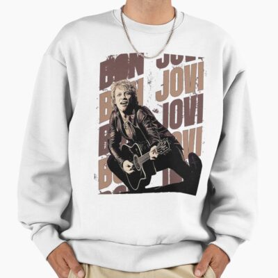 Alternative view of Hot Art Bon Jovi Sweatshirt