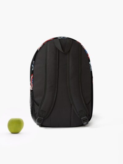 Alternative view of Funny Skeleton Bon Jovi Skull Forever Backpack