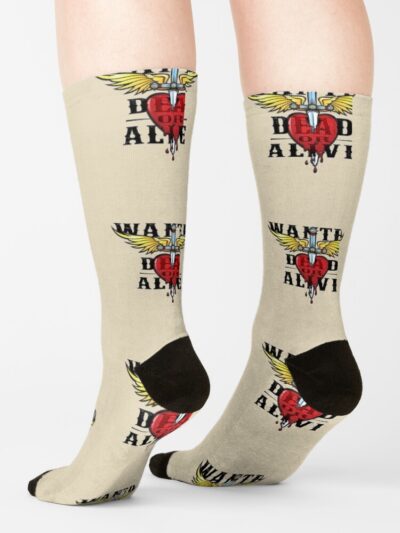 Alternative view of Rock Legends Never Die Socks