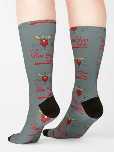 Alternative view of I Am A Bonjovi Girl Socks