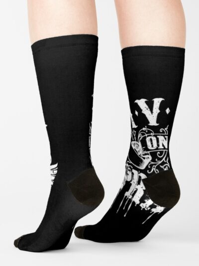 Alternative view of Bon Jovi Living On A Prayer Socks